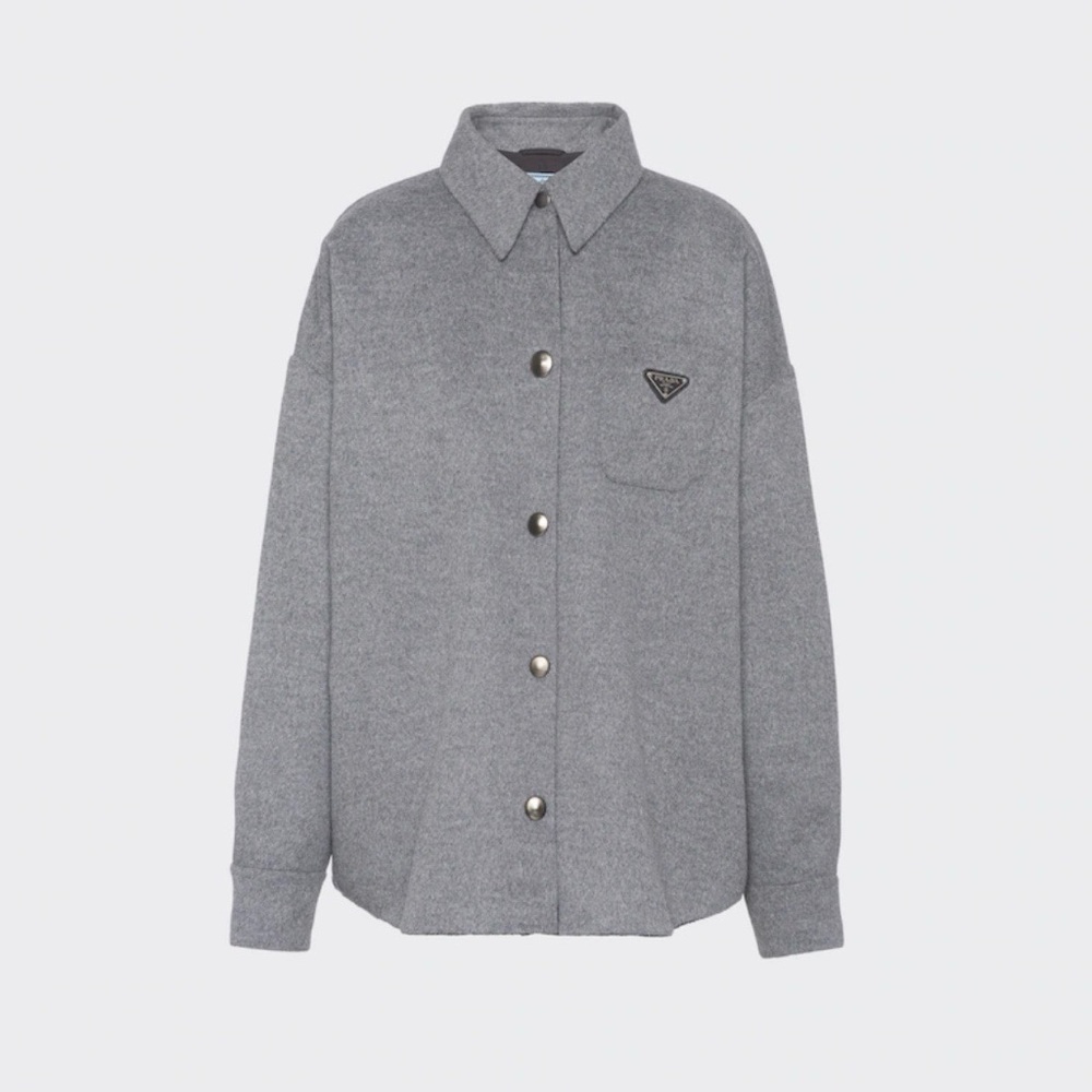 Prada Wool Blouse Style Jacket